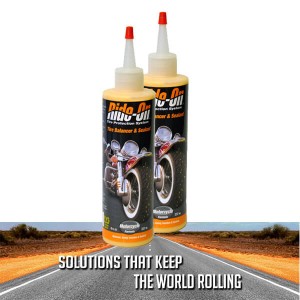 Ride-On Tire Sealant for Motorcycles - 2 Bottles 8oz.